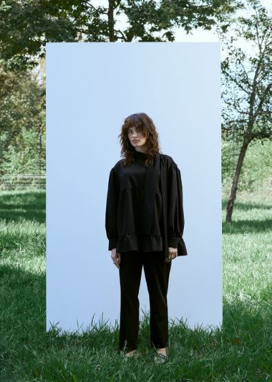 Büzgülü Yaka Detaylı Takım resmi