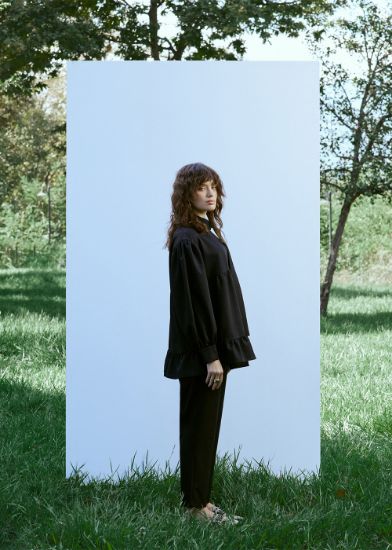 Büzgülü Yaka Detaylı Takım resmi