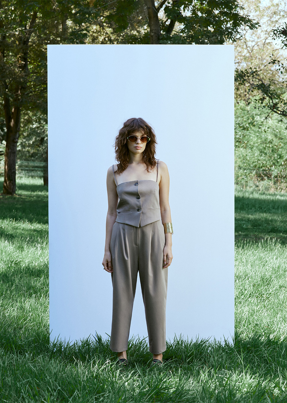 Pileli Pantolon resmi