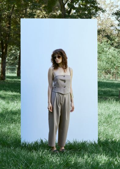 Pileli Pantolon resmi