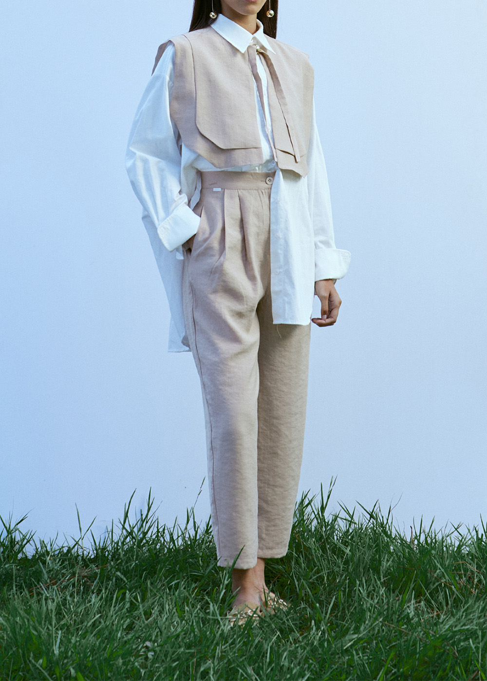 Pileli Pantolon resmi